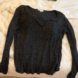 Socialite long sleeve grey top